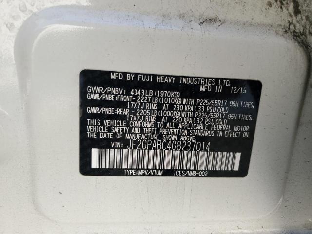 JF2GPABC4G8237014 Subaru Crosstrek Premium