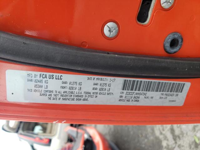 2C3CDZFJ4HH547242 Dodge Challenger R/t 392
