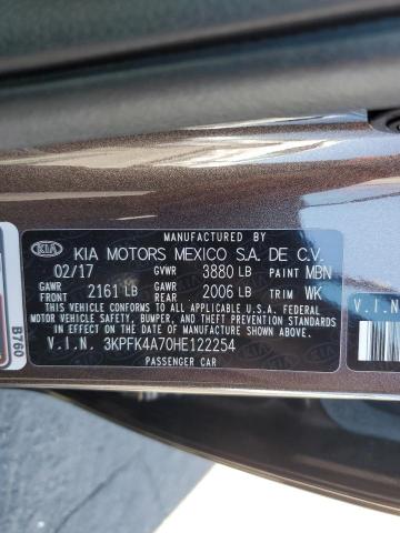 3KPFK4A70HE122254 KIA FORTE LX