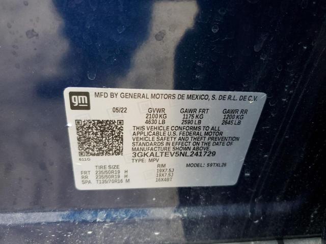 3GKALTEV5NL241729 GMC Terrain Sle