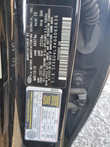 5XXGU4L34GG065636 KIA OPTIMA EX
