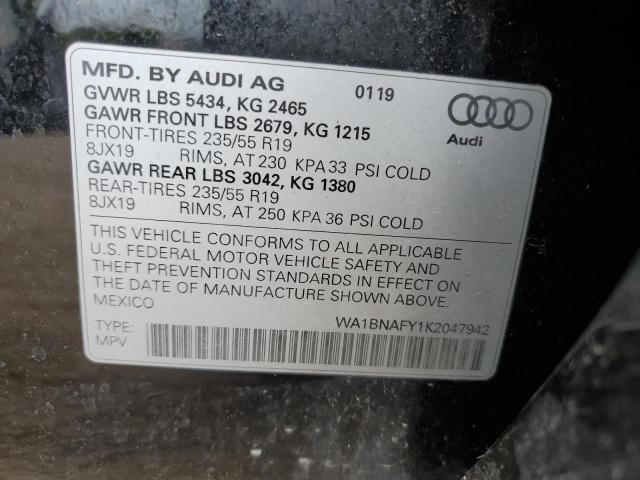 WA1BNAFY1K2047942 2019 AUDI Q5, photo no. 13