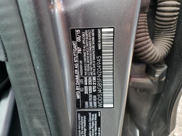 WDDSJ4GB5FN204945 Mercedes-Benz CLA 250 4MATIC