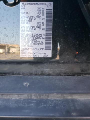 5N1AT2MT9LC747395 Nissan ROGUE S