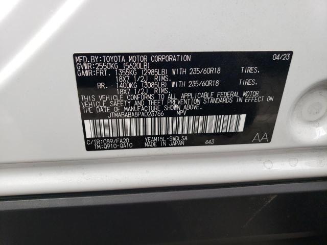 2023 SUBARU SOLTERRA P JTMABABA8PA023766