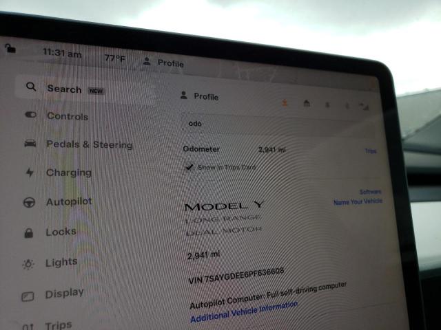 7SAYGDEE6PF636608 Tesla Model Y