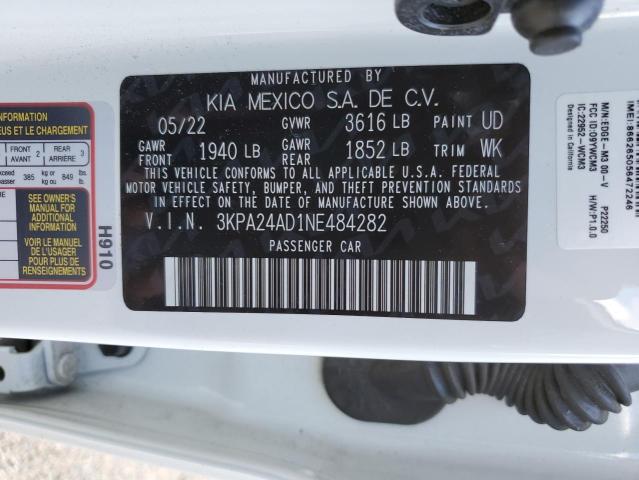 3KPA24AD1NE484282 Kia Rio LX 12