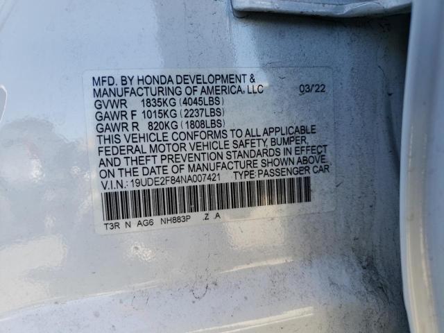 19UDE2F84NA007421 Acura ILX PREMIU 13