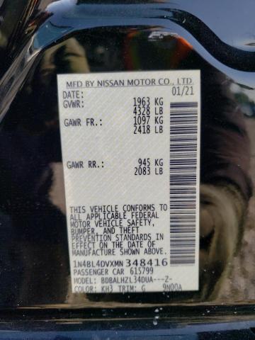 1N4BL4DVXMN348416 Nissan ALTIMA SV