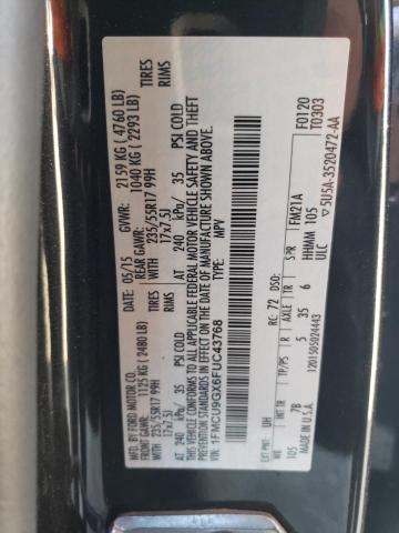 1FMCU9GX6FUC43768 Ford ESCAPE SE