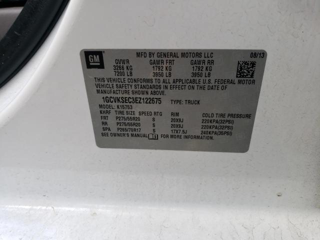 1GCVKSEC3EZ122675 Chevrolet Silverado K1500 Ltz