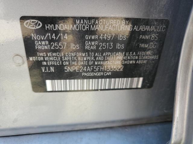 5NPE24AF5FH133522 | 2015 HYUNDAI SONATA SE