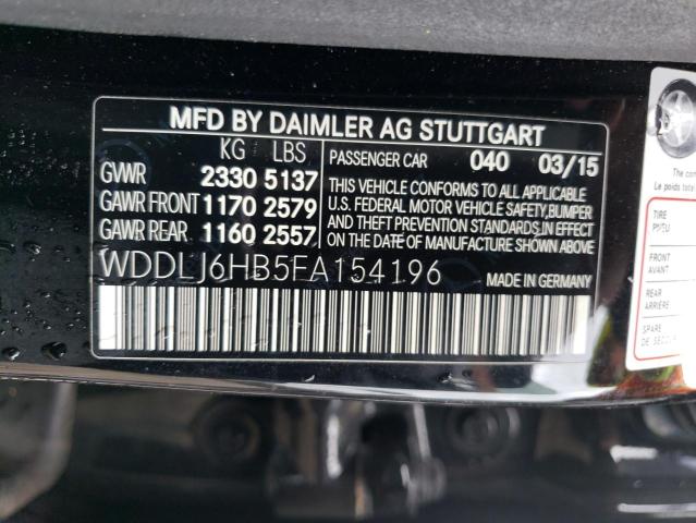 WDDLJ6HB5FA154196 Mercedes-Benz Cls 400 4matic