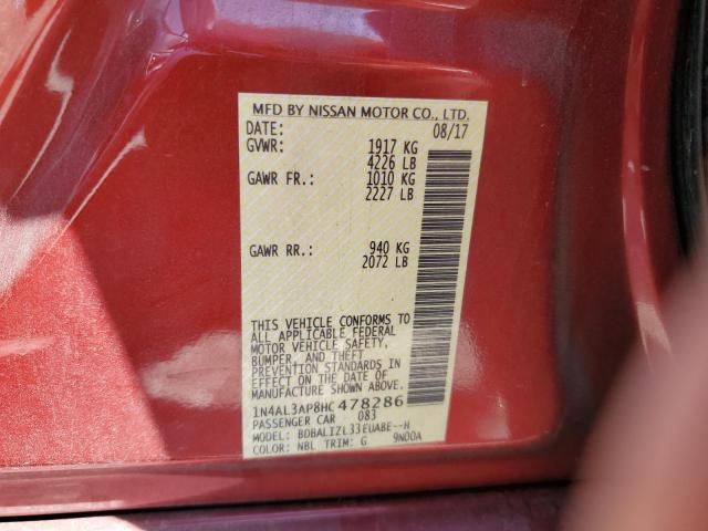 1N4AL3AP8HC478286 Nissan ALTIMA 2.5