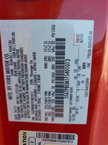 1FATP8EM1F5401013 Ford MUSTANG