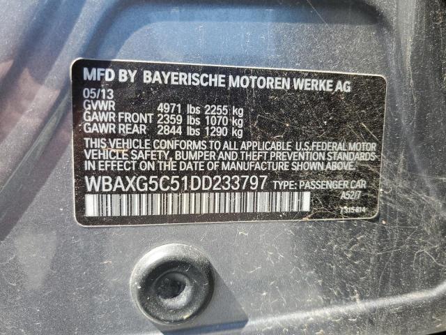 VIN WBAXG5C51DD233797 2013 BMW 5 Series, 528 I no.12