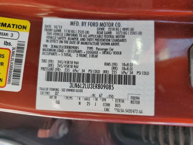 3LN6L2LU3ER809085 Lincoln MKZ HYBRID
