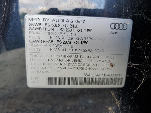 VIN WA1LFAFP3DA009291 2013 Audi Q5, Premium Plus no.13