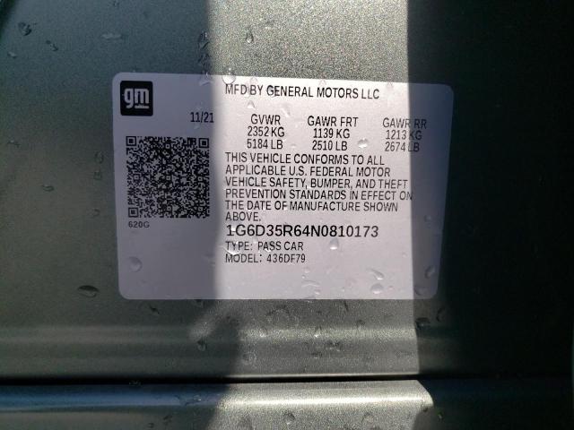 2022 CADILLAC CT5-V BLAC - 1G6D35R64N0810173
