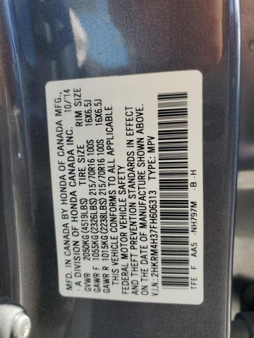2HKRM4H37FH606313 Honda CR-V LX