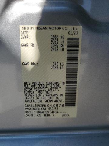 1N4BL4BV2PN343878 Nissan Altima S 12