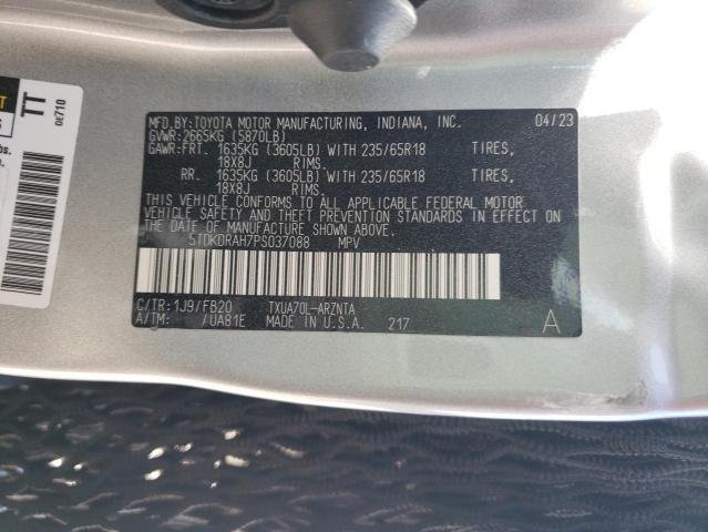 VIN 5TDKDRAH7PS037088 2023 Toyota Highlander, L no.13