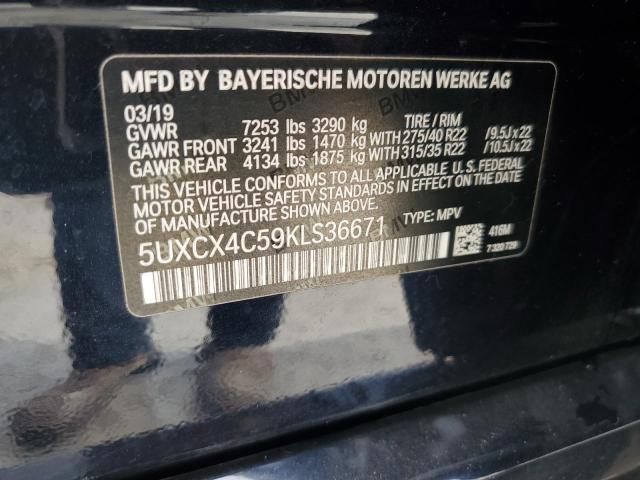 VIN 5UXCX4C59KLS36671 2019 BMW X7, Xdrive50I no.14