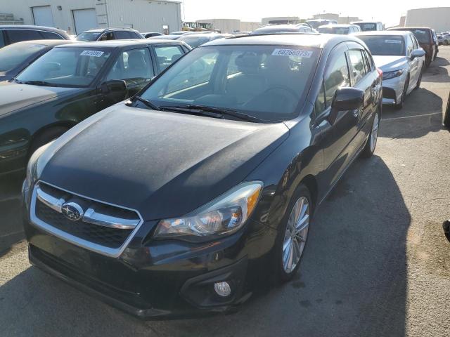 VIN: JF1GPAH65E8273264 Auction: COPART Lot: 68266073 Location: CA - MARTINEZ JF1GPAH65E8273264 SUBARU IMPREZA 2014 BLACK Photo 1