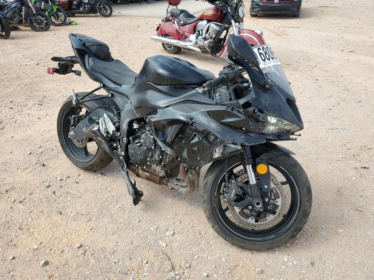 JKBZXJK1XRA001023 2024 Kawasaki Ninja ZX6R at TX Andrews, Copart lot