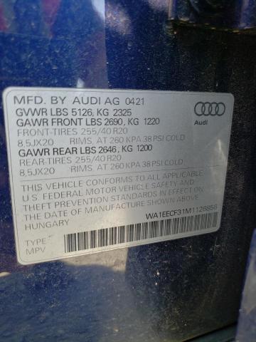 2021 AUDI Q3 PREMIUM - WA1EECF31M1126856