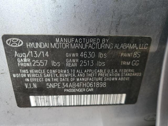 5NPE34AB4FH061898 Hyundai Sonata Sport