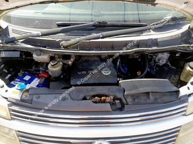 E51021640 Auction: COPART UK Lot: 66807813 Location: PETERLEE E51021640 NISSAN ELGRAND 2003 WHITE Photo 7
