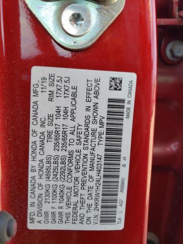 2HKRW1H24LH403147 Honda CR-V LX