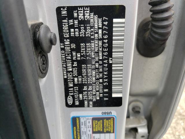 5XYKU4A76EG467747 KIA SORENTO EX