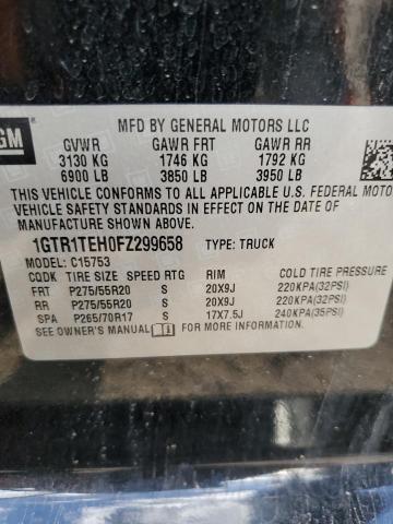 1GTR1TEH0FZ299658 GMC Sierra C1500
