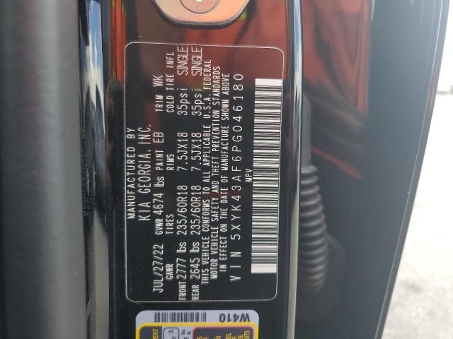 5XYK43AF6PG046180 KIA Sportage Sx