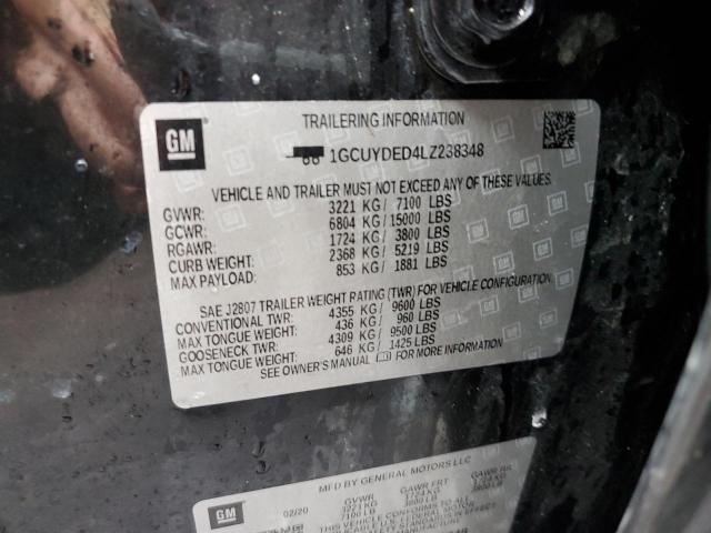 2020 CHEVROLET SILVERADO2 - 1GCUYDED4LZ238348