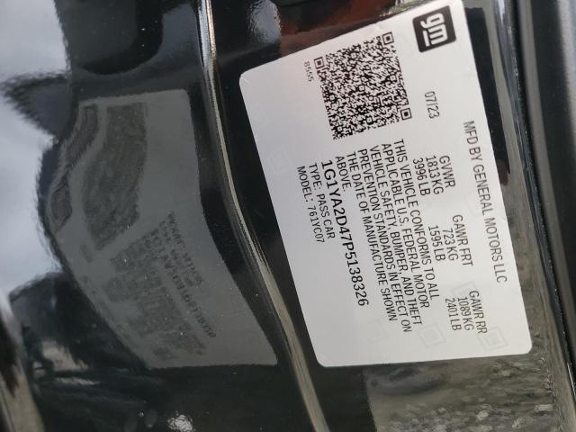 2023 CHEVROLET CORVETTE S - 1G1YA2D47P5138326