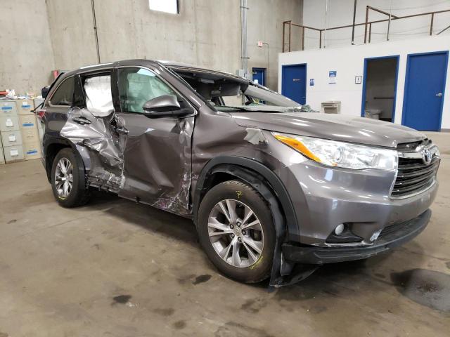 VIN 5TDBKRFH9ES016240 2014 Toyota Highlander, LE no.4