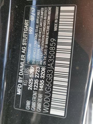 WDDUG6GB3JA350859 Mercedes-Benz S 450