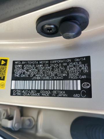 JTHBK1GG8E2140660 Lexus ES 350