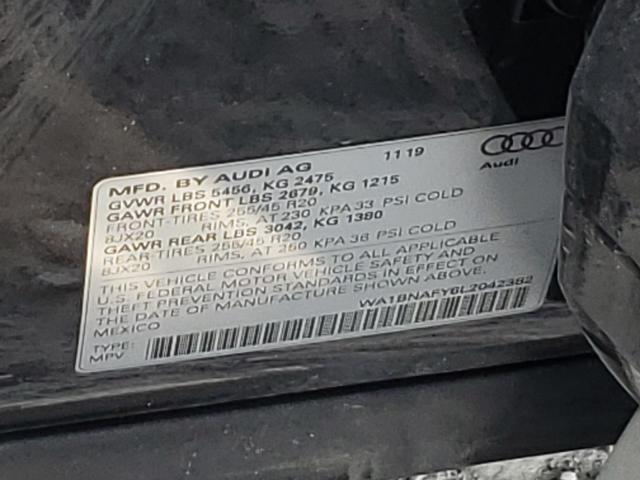 WA1BNAFY6L2042382 Audi Q5 PREMIUM 10