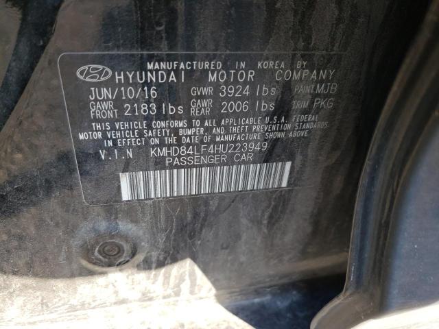 2017 HYUNDAI ELANTRA SE - KMHD84LF4HU223949