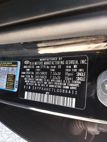 5XYP64HC7LG086411 KIA Telluride S