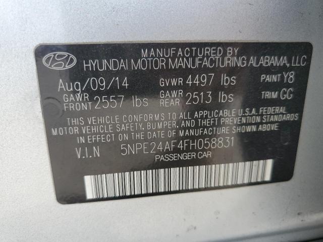 5NPE24AF4FH058831 | 2015 HYUNDAI SONATA SE