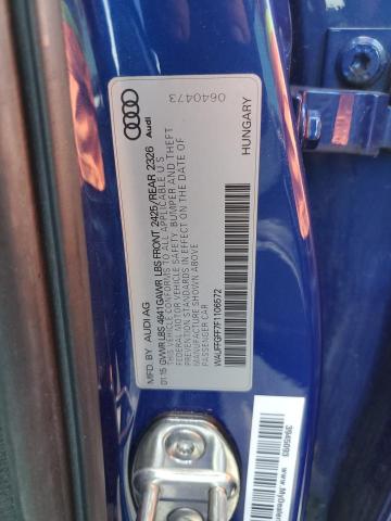 WAUFFGFF7F1106572 Audi S3 Prestige