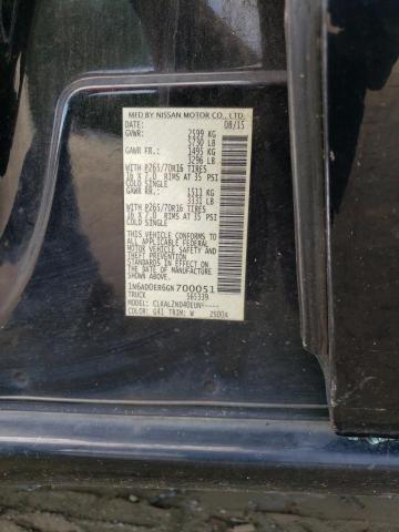 1N6AD0ER6GN700051 Nissan FRONTIER S