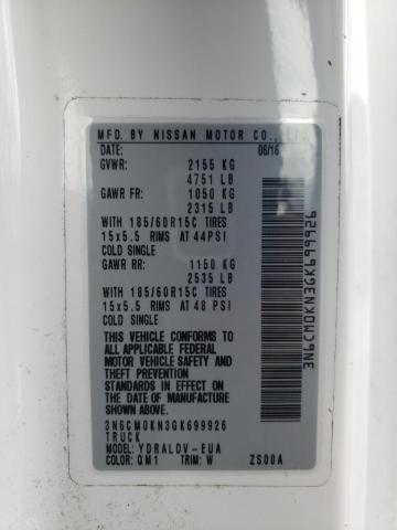 3N6CM0KN3GK699926 Nissan NV200 2.5S