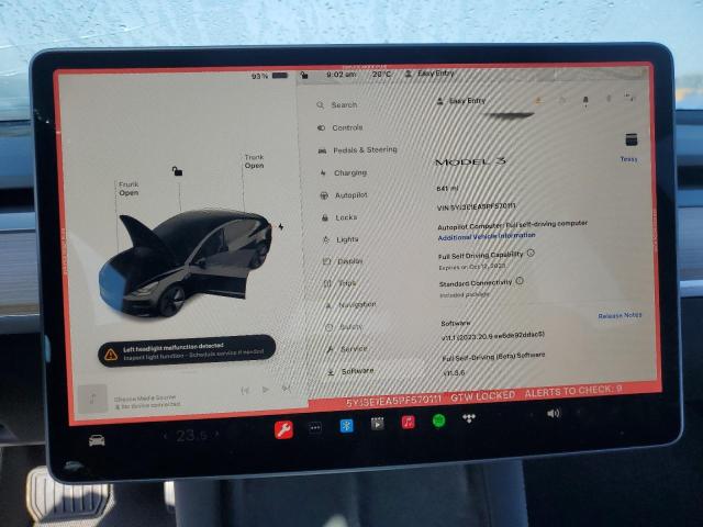 5YJ3E1EA5PF570111 Tesla Model 3  9