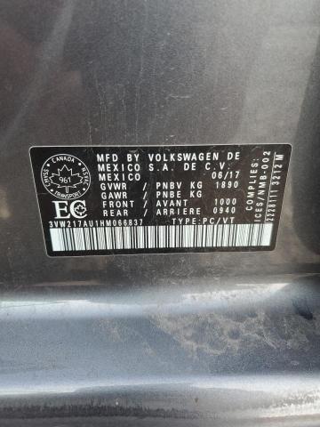 2017 VOLKSWAGEN GOLF S - 3VW217AU1HM066837